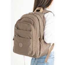 Baginn Kadın Sırt Çantası Çok Cepli 40*30 cm Hafif Klinkır Kumaş Okul Çantası Spor Seyahat Çantası Su Itici