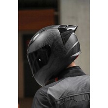 LS2 Rapıd 2 Race Takaroa Mat Siyah Kask