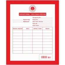 Turuncu Beyaz Dava dosyası 100'lü