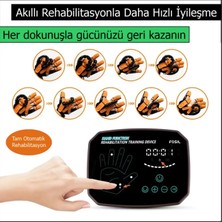 FosilTech Fizyoterapi Için Tam Otomatik El Rehabilitasyon Cihazı (Sağ El L Beden)