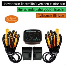 FosilTech Tam Otomatik El Rehabilitasyon Eldiveni - Inme ve Sonrasını Iyileştirme Cihazı Çift El