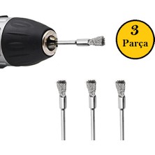 Venoa VP8030 Mikro Paslanmaz Pimli Kalem Fırça Seti 3 Parça