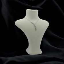 CC Design Gümüş Kayan Yıldızlar Zirkon Taşlı Sallantılı Y Kolye