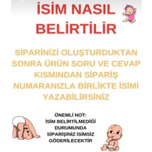 Gökkuşağı Model Bebek Punch Yastık Isimli Bebek Yastık