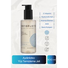 Heraflora Nemlendirici, Aydınlatıcı, Arındırıcı Yüz Temizleme Jeli 200 ml