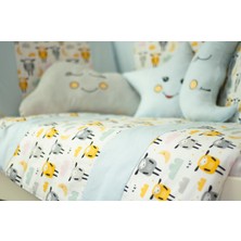 Kista Baby Bebek Uyku Seti Nevresim Takımı 70x130 Zuzu Mavi
