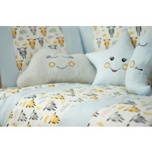 Kista Baby Bebek Uyku Seti Nevresim Takımı 70x130 Zuzu Mavi
