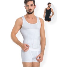 Fily Iç Giyim Miss Fit Dikişsiz Karın Toparlayıcı Erkek Korse Atlet 1 Beden Küçük Gösterir