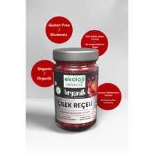 Organik Şekersiz Çilek Reçeli 380 gr