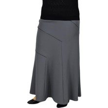 Kadın Uzun Lastikli Parçalı Taşlı Etek BGL-ST04185