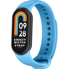 Sneezy Mi Band 9 Ile Uyumlu Purelux Soft Silikon Kordon