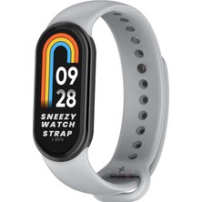 Sneezy Mi Band 9 Ile Uyumlu Purelux Soft Silikon Kordon