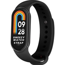 Sneezy Mi Band 9 Ile Uyumlu Purelux Soft Silikon Kordon