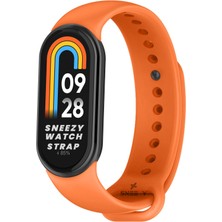 Sneezy Mi Band 9 Ile Uyumlu Purelux Soft Silikon Kordon