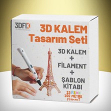 3DFIX 3D Kalem Tasarım Seti - Eğitici Öğretici Eğlenceli Set - Kendin Yap - Çocuklar İçin Hediye