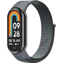 Sneezy Xiaomi Mi Band 9 Ile Uyumlu Hasır Nylon Akıllı Bileklik Kordon - Saat Kordonu