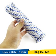 Venoa Iskota Örgülü Halat 3 mm 150 mt