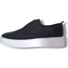 Growish GE0173  Deri Eva Taban Koku Yapmaz Erkek Sneaker Günlük Bantlı Ayakkabı