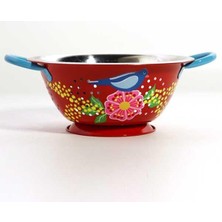 El Boyama Süzgeç Kırmızı Kuş