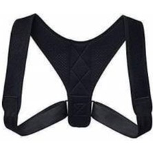 Unisex Siyah Kamburlug Önleyici Dik Duruş Korsesi
