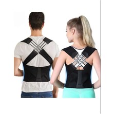 Medikal Dik Duruş Sırt-Bel Korsesi Ayarlanır Kadın-Erkek Kamburlug Önleyici Dik Duruş Sporcu Korsesi
