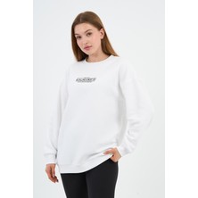 Içi Polarlı Baskı Detaylı Sweatshırt (B2337401)
