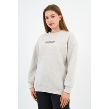 Içi Polarlı Baskı Detaylı Sweatshırt (B2337401)