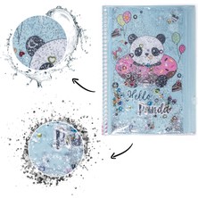 Panda Simli ve Sulu Kapaklı Kalem Kutulu A4 Defter