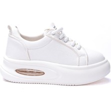 Celira Dvm Ekru Kadın Günlük Sneaker Spor Ayakkabı