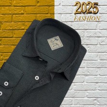 Eren Style Kışlık Pamuklu Uzun Kollu Erkek Gömlek (Regular Kalıp)