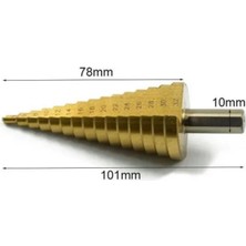 Speed Out Matkap Ucuna Takılan Kademeli matkap Ucuna Takılan Kademeli Sac Delme Ucu Kademeli Sac Metal Delici Uç 4-32 mm  - 1 Adet
