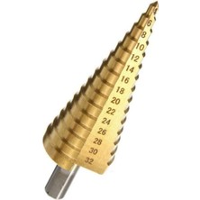 Speed Out Matkap Ucuna Takılan Kademeli matkap Ucuna Takılan Kademeli Sac Delme Ucu Kademeli Sac Metal Delici Uç 4-32 mm  - 1 Adet