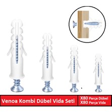 Venoa DB160 Plastik Dübel Vida Seti 160 Parça