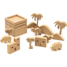 DES45 Ramazan Ayına Özel Kutsal Topraklar Takımı 's' Özel Ahşap Ramazan Dekoru, Hoşegeldin Ramazan Siyer Eğitimi