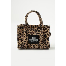 Elizan Kolon Askılı The Tote Modern Leopar Kadın Çantası