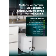 Hanedan 11 Aşamalı Pompalı 12 Lt Metal Tanklı Kapalı Kasa Su Arıtma Cihazı