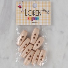 Loren Crafts Pudra Pembe 8 Li Çoban Düğmesi - 69