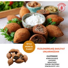 Doğaçlama Gıda Glutensiz Vegan İçli Köfte Avantajlı Paket (10 Adet)