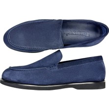 Trust Shoes Suet Deri Lacivert Casual Ayakkabı