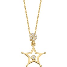 ÇGK KUYUMCULUK  Yıldız Altın Kolye  CGKKLY193