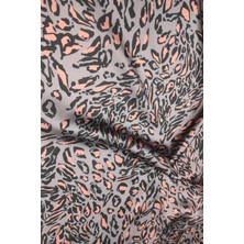 Sardo Kumaş Şifon Saten Soyut Desenli Dijital Baskılı Kumaş / En 1,50  cm