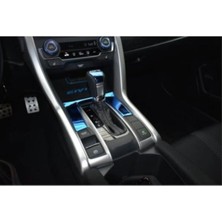 Honda Civic Için Uyumlu Vites U Çerçevesi 2016-2021 Mavi