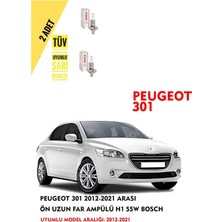 Peugeot 301 2012-2021 Arası Ön Uzun Far Ampülü (2 Adet) Sarı Renk