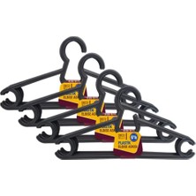 24 'lü Plastik Elbise Askısı