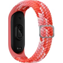 Techno Guru Xiaomi Mi Band 5 Hasır Esnek Örgü Naylon Kordon KRD49