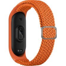Techno Guru Xiaomi Mi Band 4 Hasır Esnek Örgü Naylon Kordon KRD49