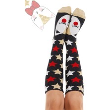 Mshb&G Simli Kedi Kız Çocuk Dizüstü Çorap