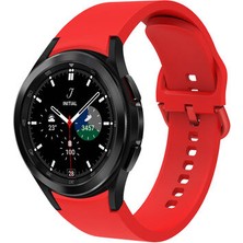 Techno Guru Galaxy Watch 4 Classic 46MM Yumuşak 10 Kademeli Ayarlanabilir Silikon Kordon KRD50