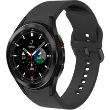 Techno Guru Galaxy Watch 4 Classic 42MM Yumuşak 10 Kademeli Ayarlanabilir Silikon Kordon KRD50