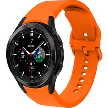 Techno Guru Galaxy Watch 4 44MM Yumuşak 10 Kademeli Ayarlanabilir Silikon Kordon KRD50